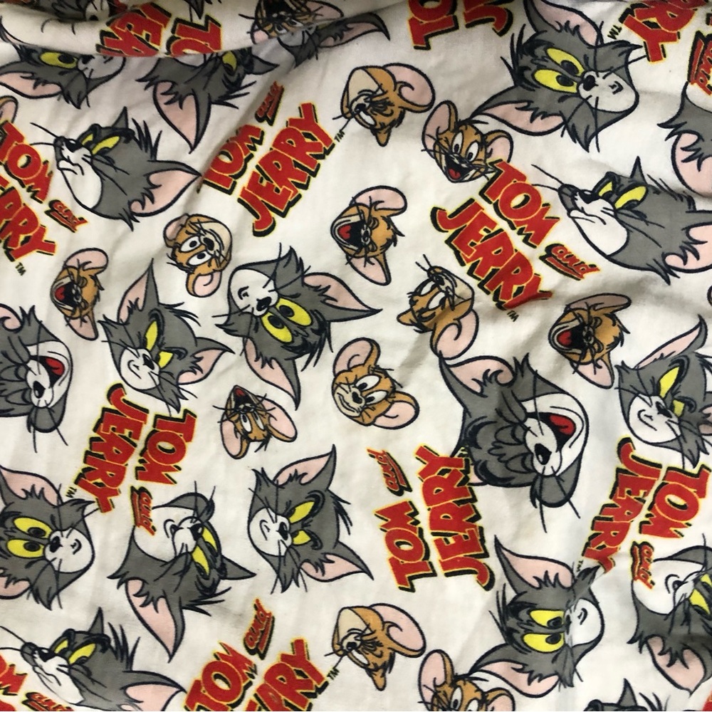 Tom and Jerry Graphic Fabric